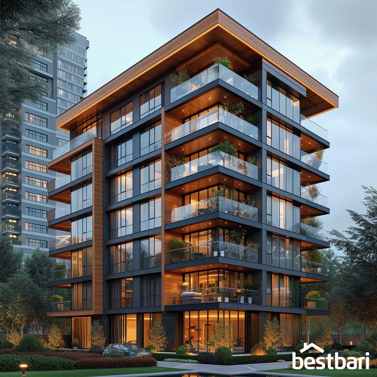 Legal tips buying flat Dhaka illustrated by a modern residential apartment building in the city